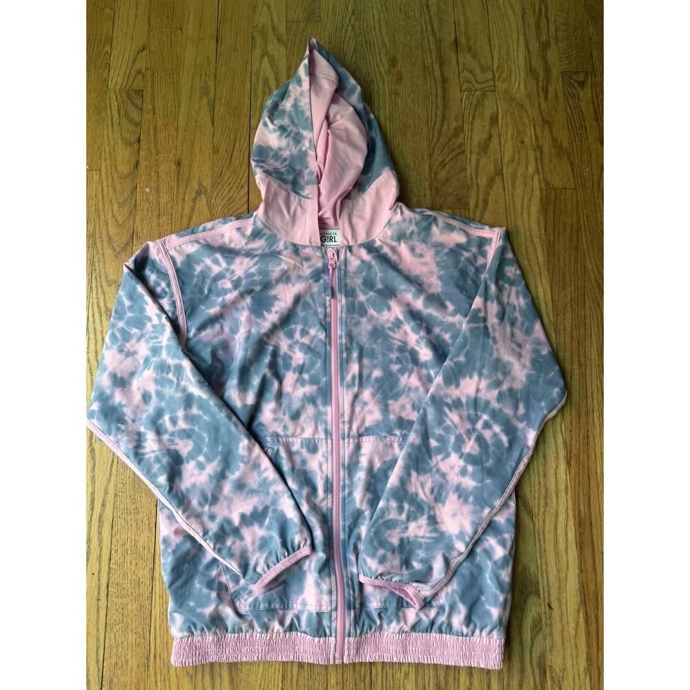 Athletes Girl Tie Dye Pink Windbreaker XXL